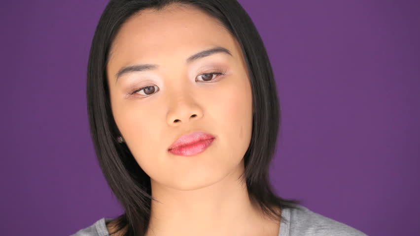 Asian woman smiling