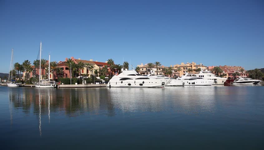 Marina in Sotogrande, Costa del Sol, Andalusia, Spain