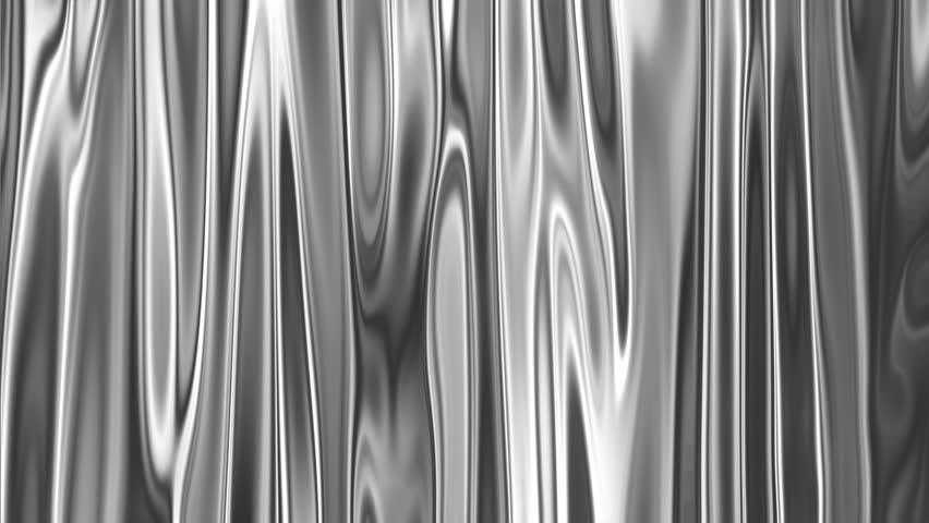 Reflective Silver Goo Continuously Flows Stock Footage Video (100