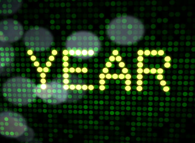 New Year's Eve countdown themed animation.