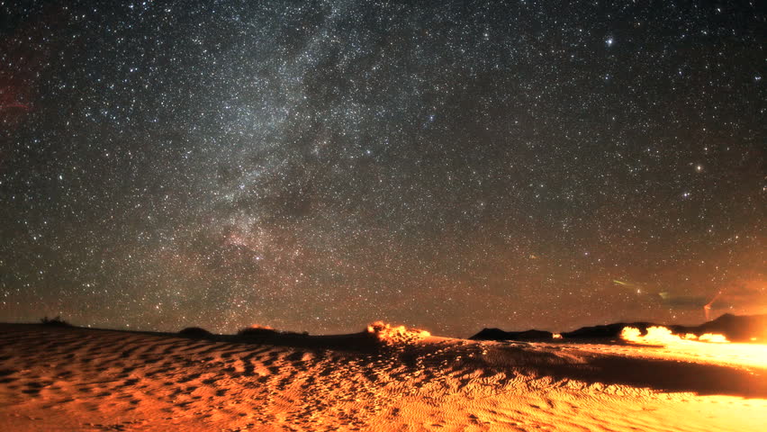 Incredible Milky Way Galaxy and Geminid Meteor Timelapse over Desert in Death Valley, California 2012.