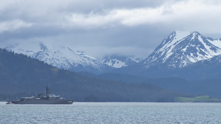 HOMER, AK - CIRCA 2011: The Japanese fleet visits Kachemak Bay.