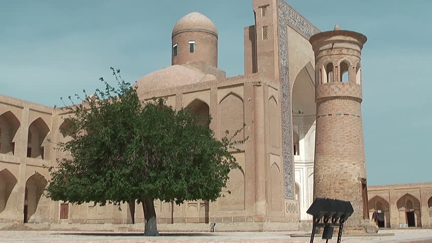 Mosque and Minaret at Chor Bakr Complex in Sumitan near Bukhara