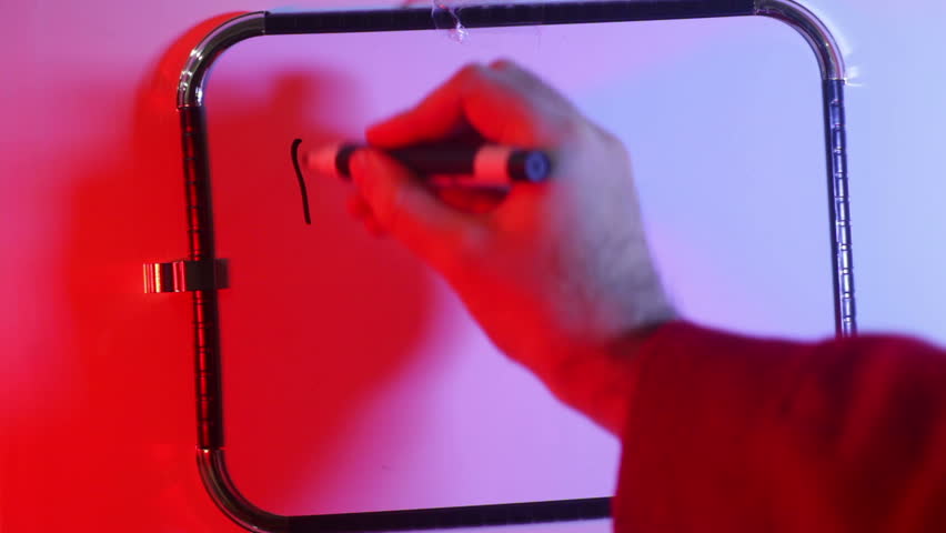Writing "pay bills" on a whiteboard