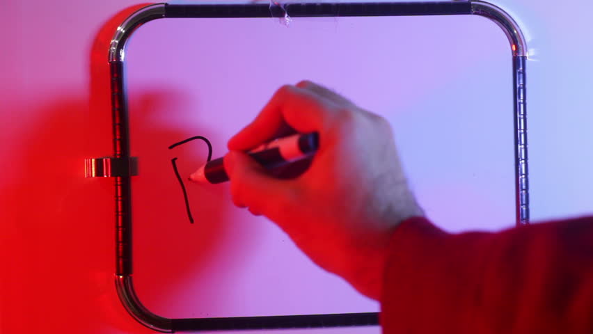 Writing read on a whiteboard