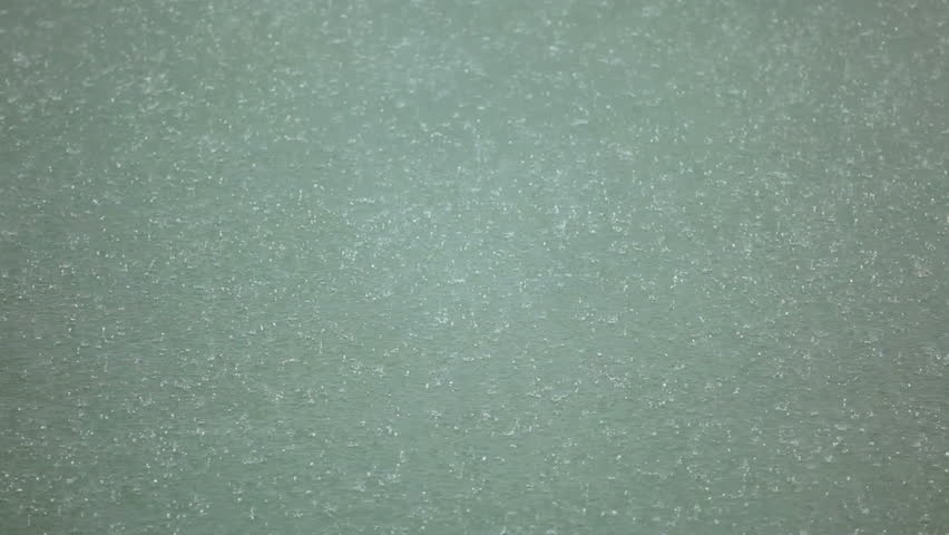 Rain on water