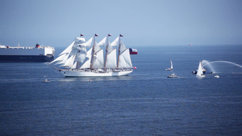 Old Chilean sailing ship.