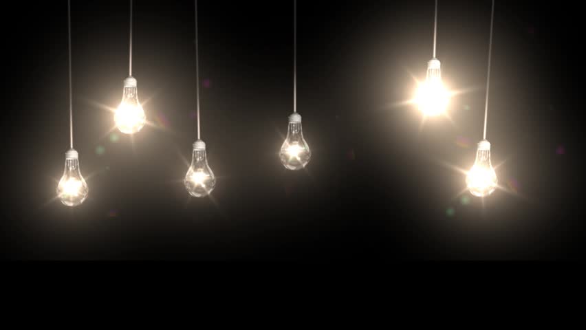 Light Fixture Lens Clips Meganraley Six Lit Light Bulbs With Cords Lowered From Above Black Stock