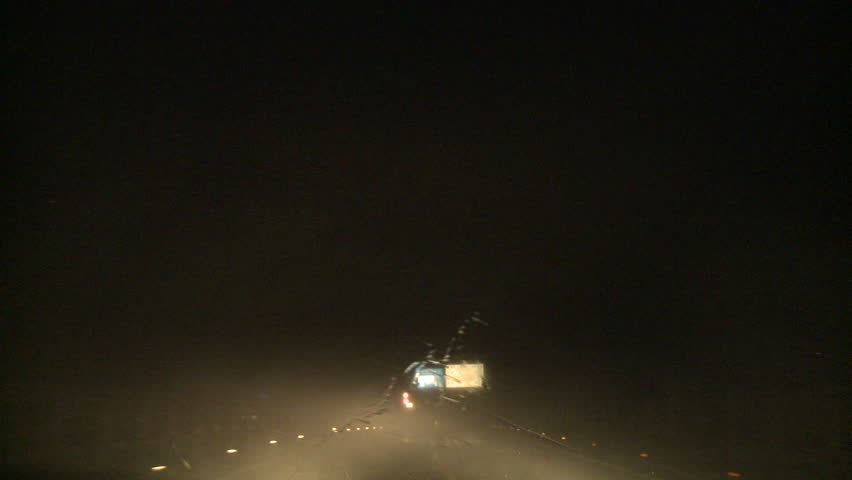 Driving In Severe Hurricane Wind At Night - Shot in full HD 1920x1080 30p on Sony EX1 XDCAM.