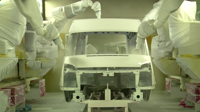 Automobile factory.Car production