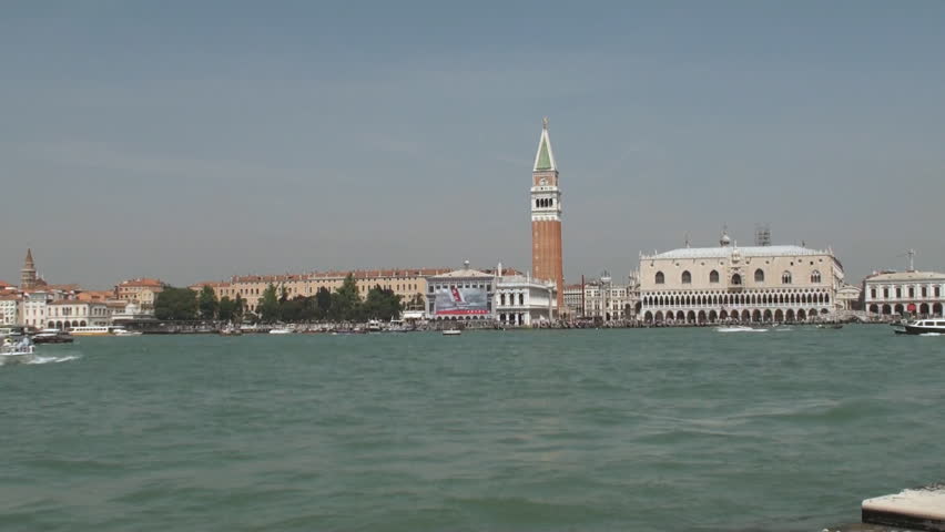 VENICE, ITALY - MAY 11: Goods transportation by boat  on the Grand Canal of Venice on May 11, 2012. The Grand Canal is the city's main traffic corridor for both passengers and goods
