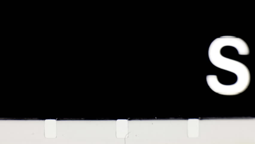 an interesting 16mm leader countdown for television