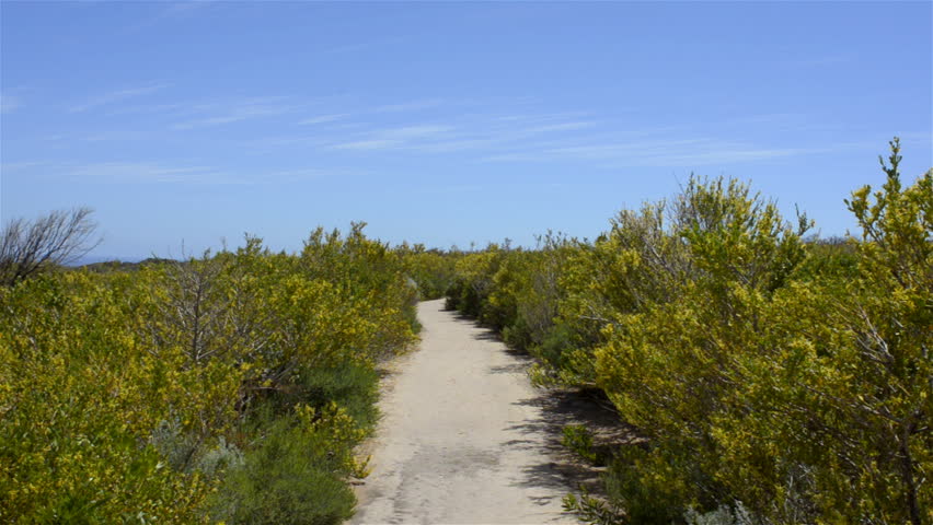 Path at Cape Naturaliste, in the Leeuwin-Naturaliste National Park, in the South West of Western Australia.