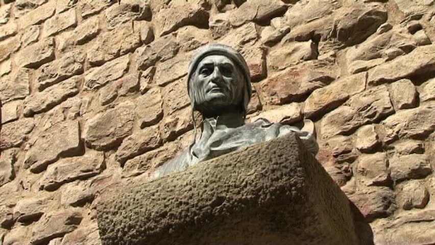The house of the Alighieri family, and thus birthplace of Dante. Located in Florence, Italy.