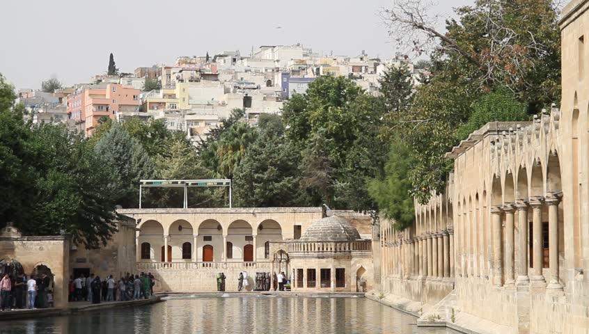 Sacral pond in Urfa, Turkey