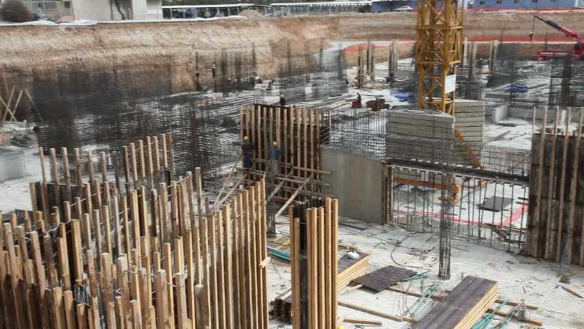 Construction phases of of Selcuk Municipality Convention Center. Konya, Turkey. 