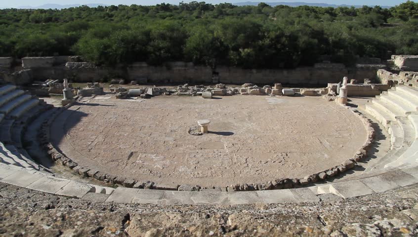 theater in Salamis, North Cyprus