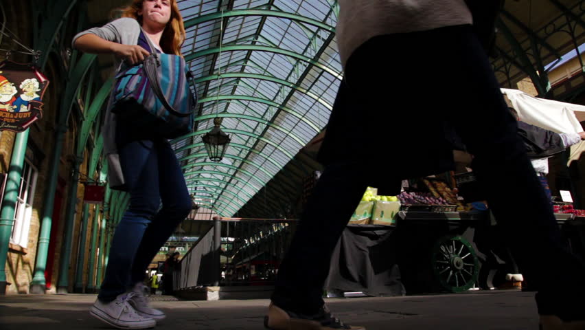 LONDON - OCTOBER 10, 2011: a shot of Covent Garden station in London.
