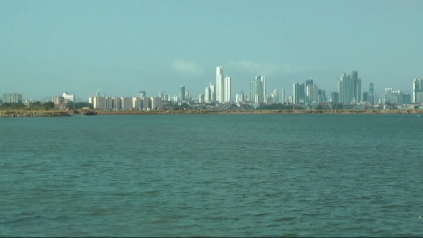 the coast of Panama city