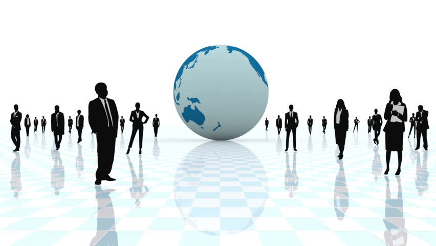 3D. Concept regarding business and world globalized. 