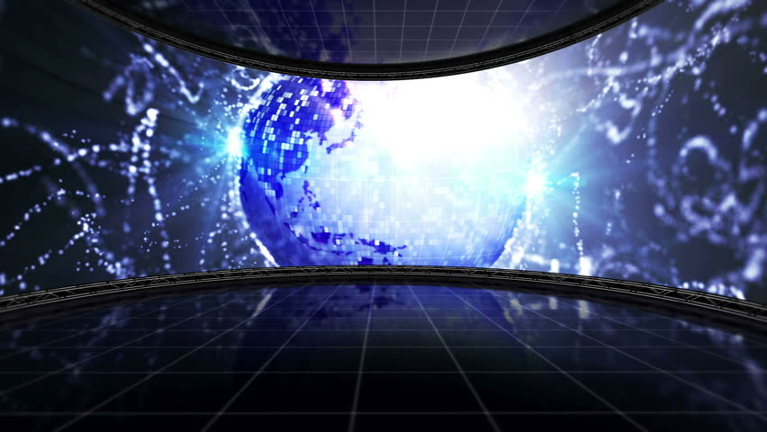 Earth Disco Ball and Monitor