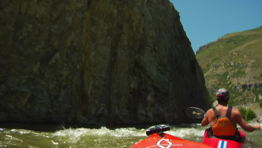 POV white water kayaking