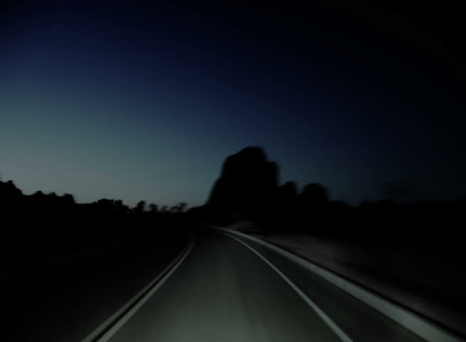 PAL - A wild ride down a two lane highway at night.