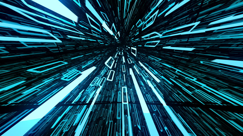 Binary code background animation.