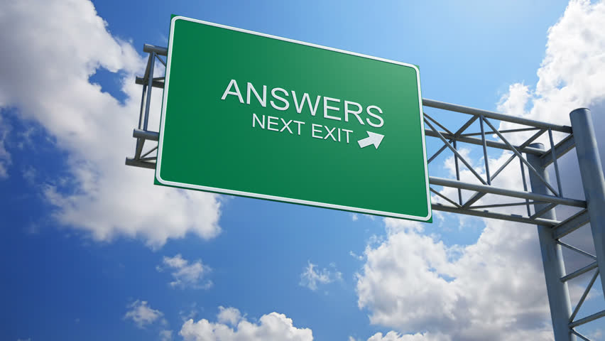 Answers - 3D Highway Exit Sign