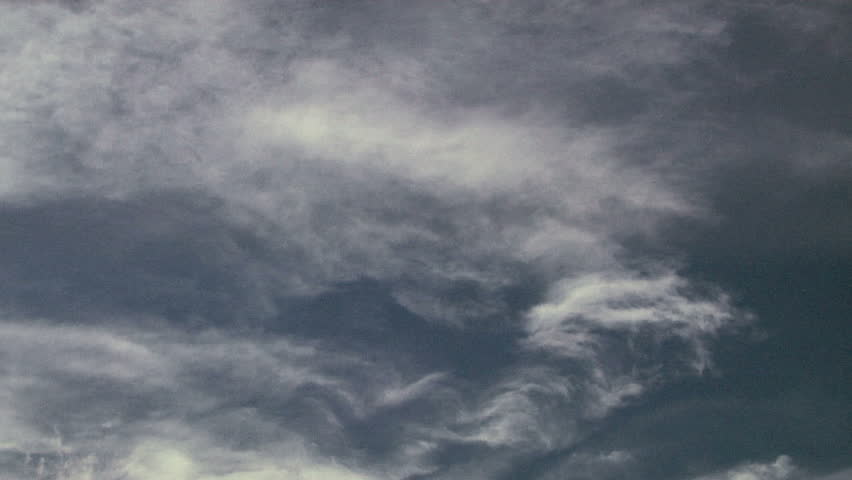 Choppy Air. Waves in high cirrus clouds illustrate intense turbulence in the atmosphere associated with the jet stream.