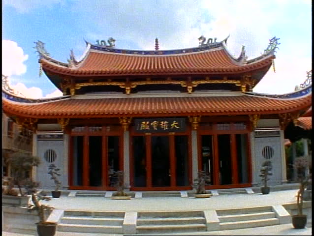 Singapore Buddhist Temple wide shot