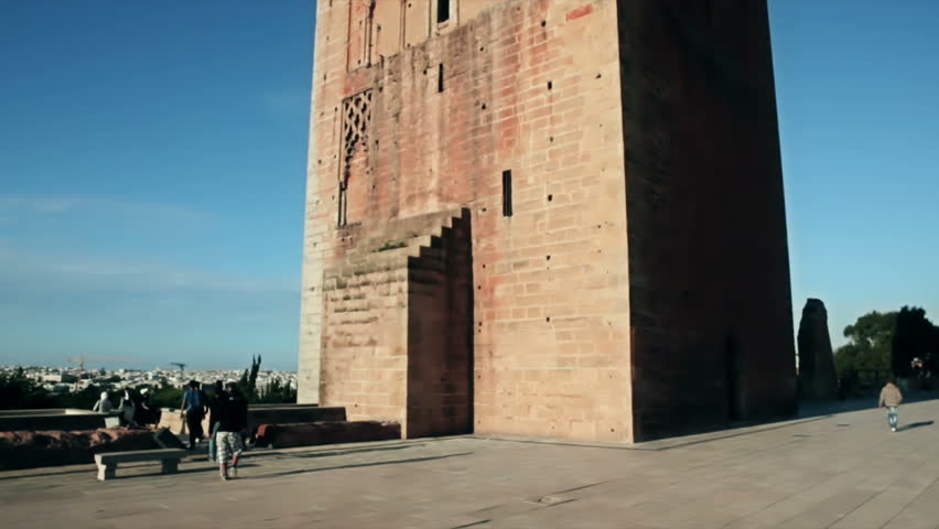 Hassan Tower or Tour Hassan is the minaret of an incomplete mosque in Rabat, Morocco. Inside of Mausoleum of Mohammed V.