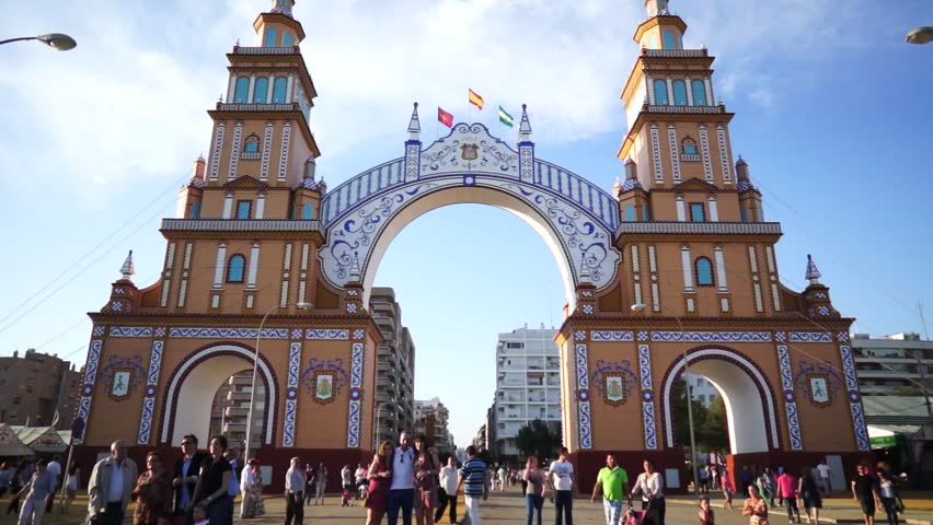 SEVILLE, SPAIN - APRIL 21: The April fair of Seville (Feria de Abril de Sevilla), Seville's fairground on April 21, 2013 in Seville, Spain.