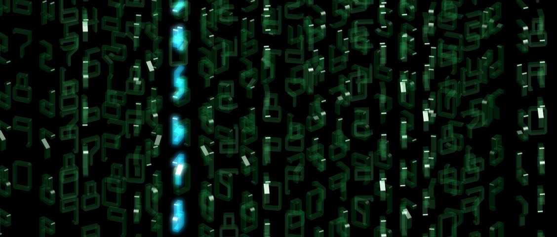 blue and green numbers