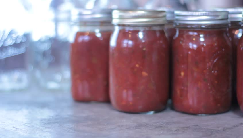 Home made, and canned salsa.