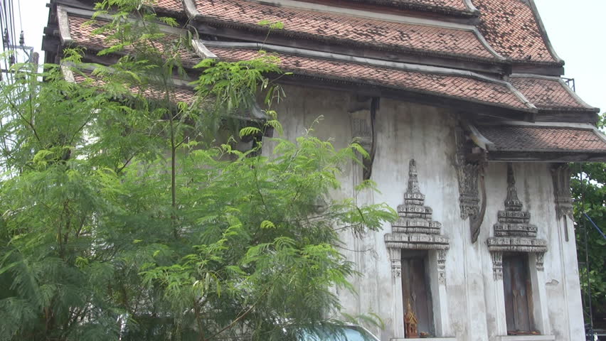 Bangkok, Thailand - circa 2012: An Ancient Building in Bangkok p124