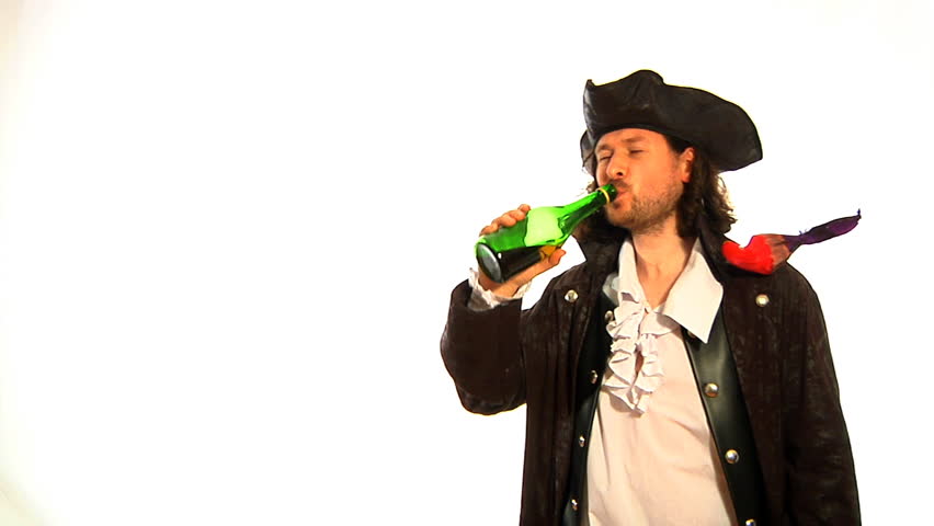 Drunk dancing pirate
