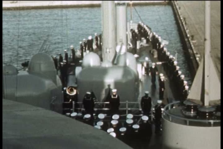 1960s - President John F. Kennedy visits NATO headquarters and travels to Norfolk to inspect a nuclear submarine.