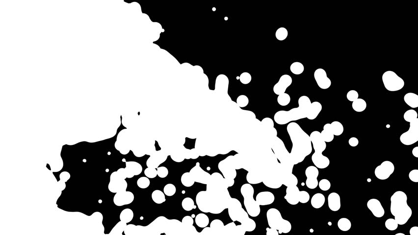 Liquid splashing against dark blue gradient BG, Alpha included