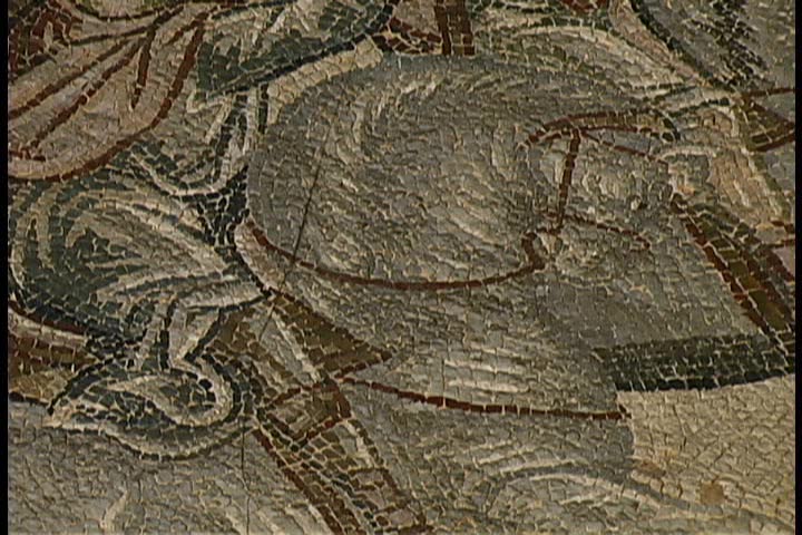 An Ancient Byzantine Mosaic inside the Chora Church in Kariye, Turkey