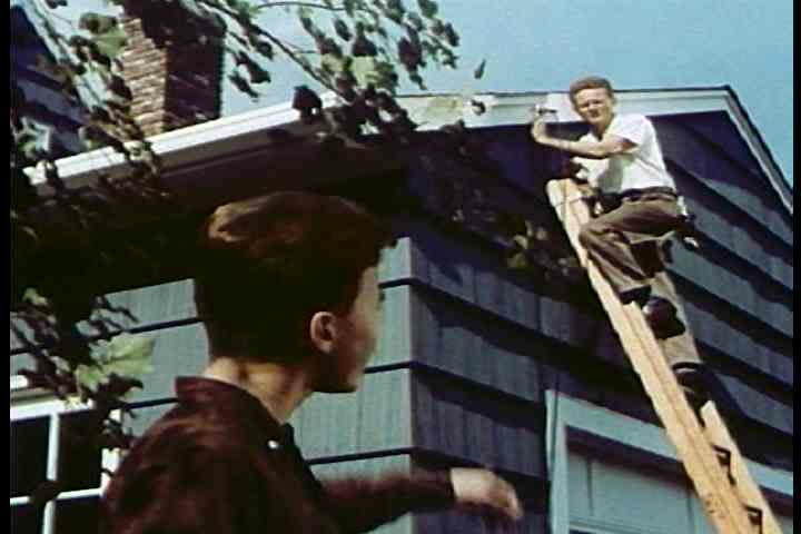1950s - A boy discovers the telephone as the U.S. modernizes in 1950 and upgrades communication.