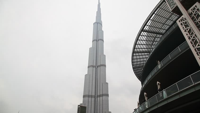 DUBAI, UAE. - MARCH 25 : Burj Dubai - tallest building in the world, at 828m. on March 25, 2013 in Dubai, UAE.