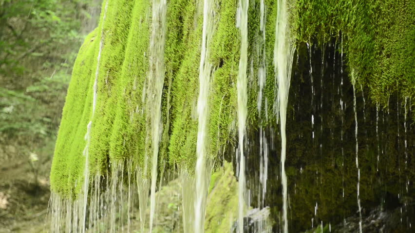 Silver streams of waterfall