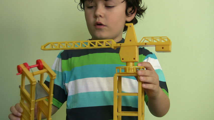 Child playing his toy