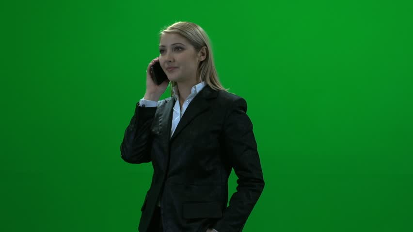 women on the phone isolated 1080