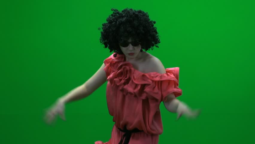 women dancing isolated
