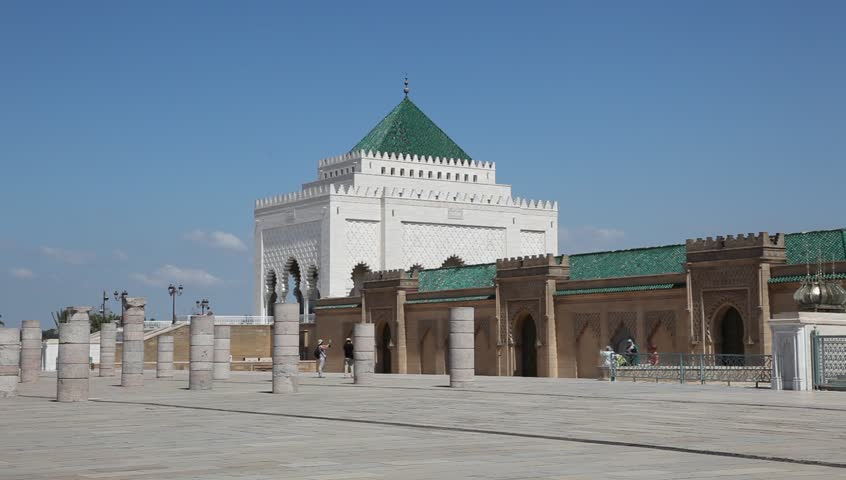 The Mausoleum of Mohammed V in Rabat, Morocco