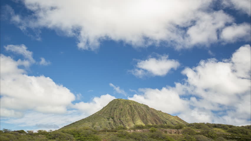 Time lapse of Koko head mountain, Hanauma bay Hawaii