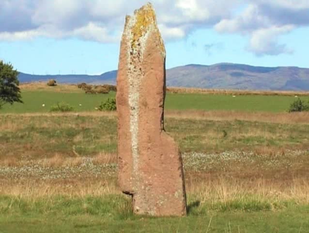 standing stones Machrie More isle of Arran scotland
