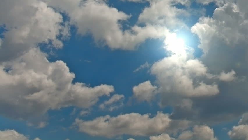 clouds and sun